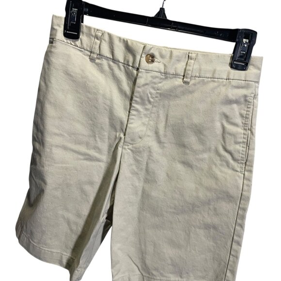 Polo Ralph Lauren Boys Khaki Flat-Front Shorts Size 14 Beige - Picture 2 of 4